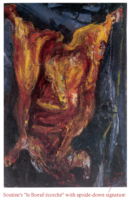 “le Boeuf écorché”, by Chaim Soutine