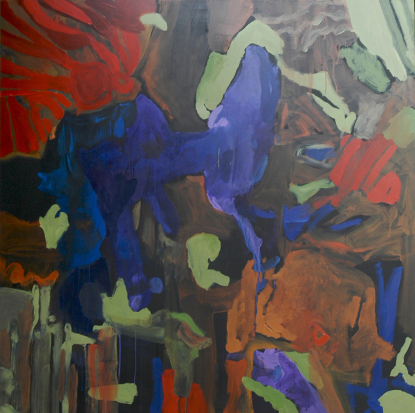 “Untitled”, by Robert Leedy, 2007, acrylic on canvas, 48 x 48 in., Collection of the Artist