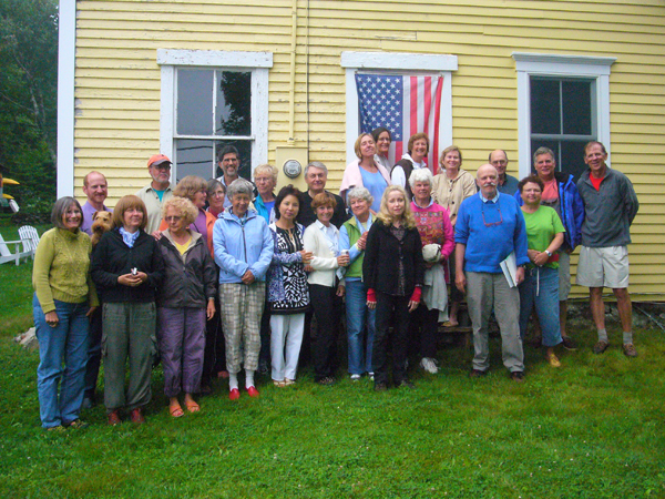 Group Photo, David Dewey's Maine Master Class Workshop (Week II )