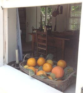 A peek inside the detached kitchen at The Ximenez-Fatio House.