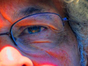 detail of Pablo's eye from my iPad photo.